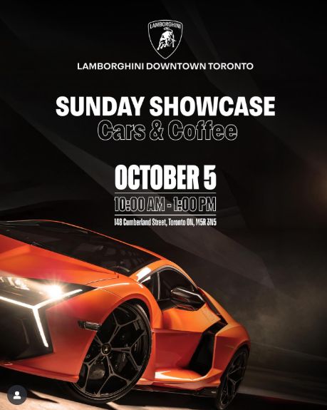 Lamborghini DT Toronto - Sunday Showcase - Cars and Coffee